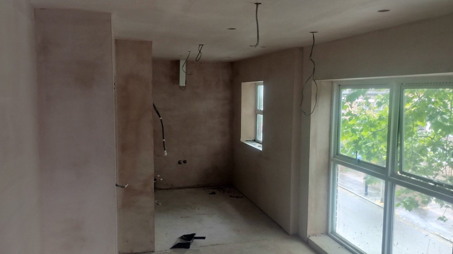 Bright internal room progress at 43 Friends Road